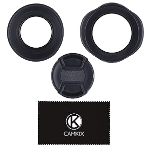 camera lens hood rubber collapsible lens shade sun cover cap tulip flower