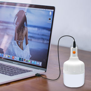 Lampe de Tente Portable Sécurité Lumière de Secours Banque d'alimentation Projecteur pour Pêche 