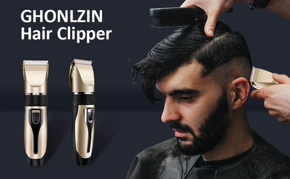 GHONLZIN Hair Clipper Set for Men, Hair Cutter Men Hair Trimmers