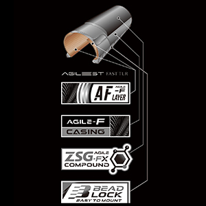 2本セット 未使用 700×25 TLR AGF-B アジリストファストTLR Panaracer Corporation パナレーサー株式会社