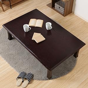 Amazon｜不二貿易 座卓 テーブル 折りたたみ 幅120cm×奥行75×高