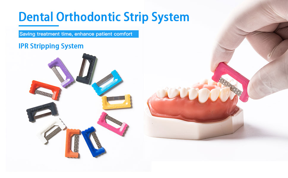 Easyinsmile Dental IPR Strip System 10Pcs Orthodontic