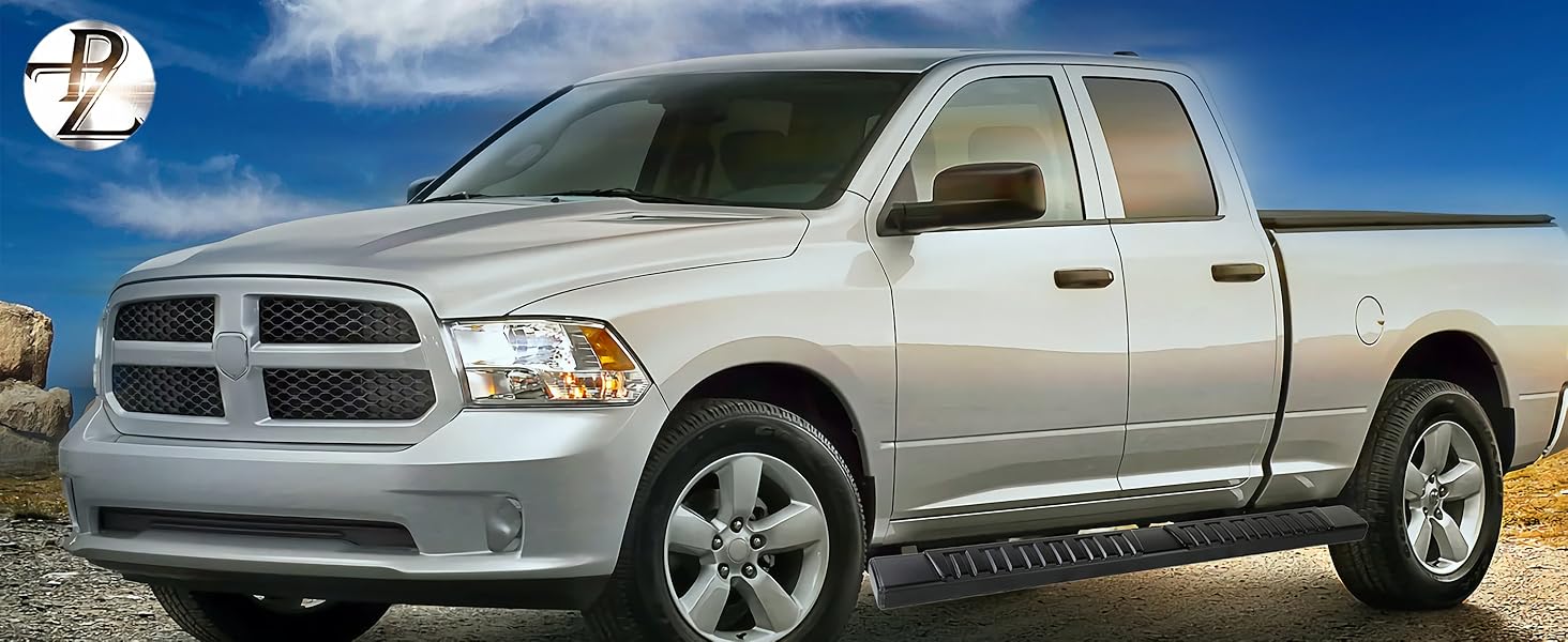 PZ 6" Quad Cab Running Boards for Dodge 0918 Ram 1500 19