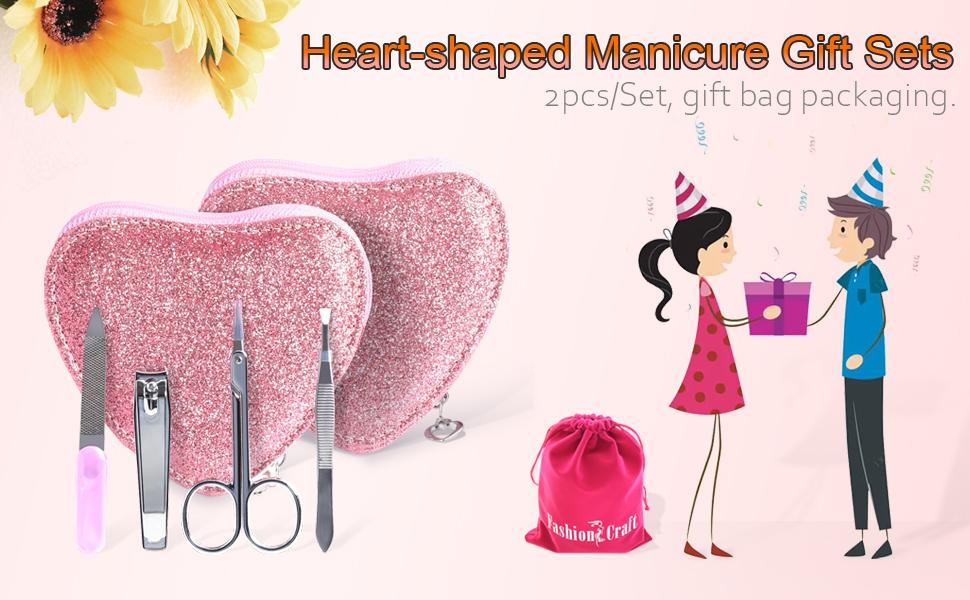 Heart Manicure sets