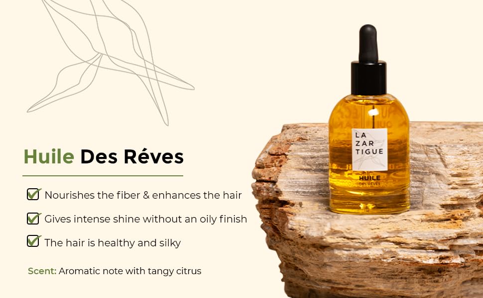 ラザルティーグ ユイル デ レープ（ヘアオイル） Amazon.com: Lazartigue Huile des Rêves Nourishing Dry Oil