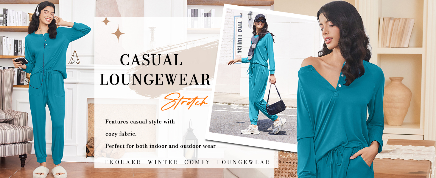 Ekouaer Women&#39;s Pajama Sets