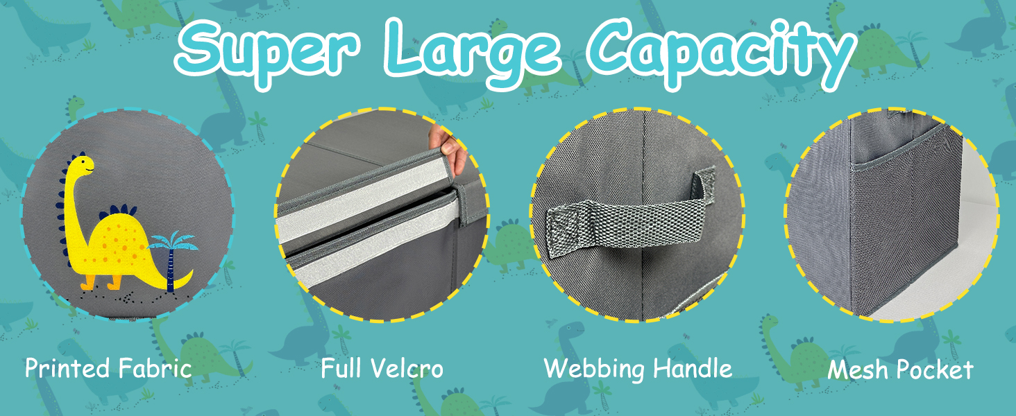 Extra Large Toy Box Storage for Boys Girls