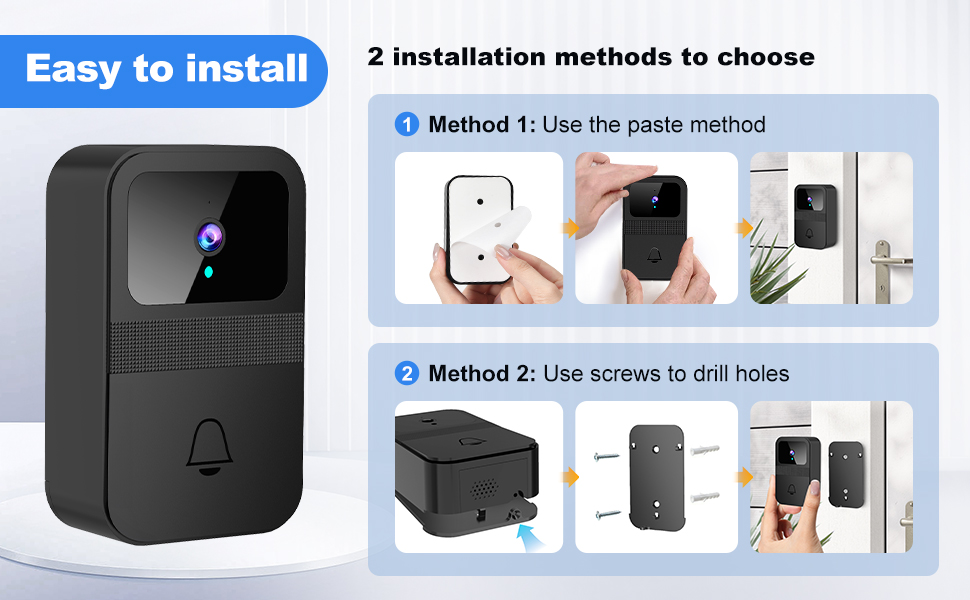 Door bell installation method