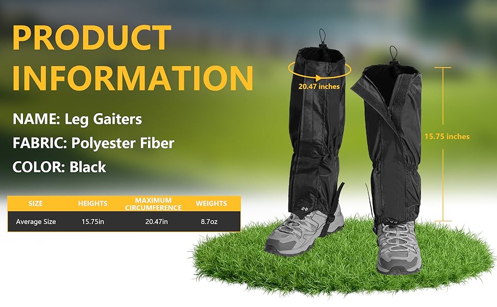 Information of Gators for Hiking Boots