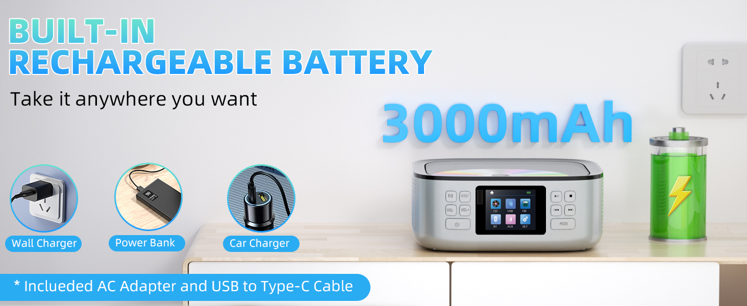 battery cd player
