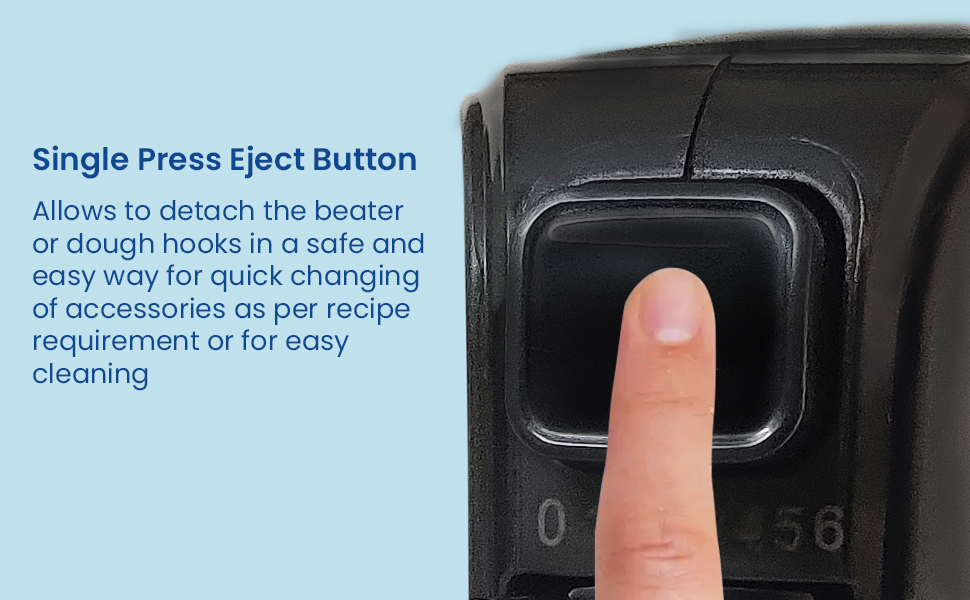 Buy AGARO Elegant Hand Mixer, 300 Watts, Stainless Steel, 6 Interchangeable Speed Settings