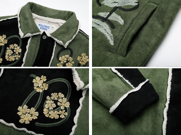 Aelfric Eden Jackets Casual Soft Warm Fleece Lined Jacket