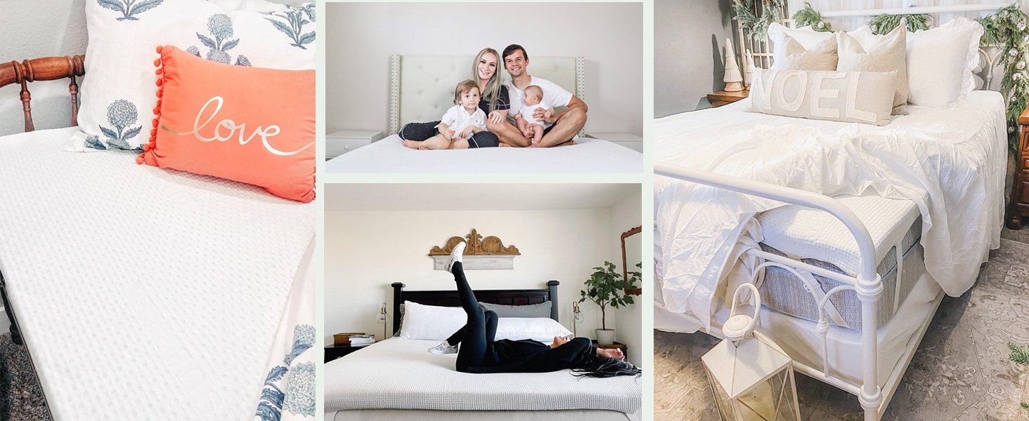 Gel Memory Foam Mattress topper