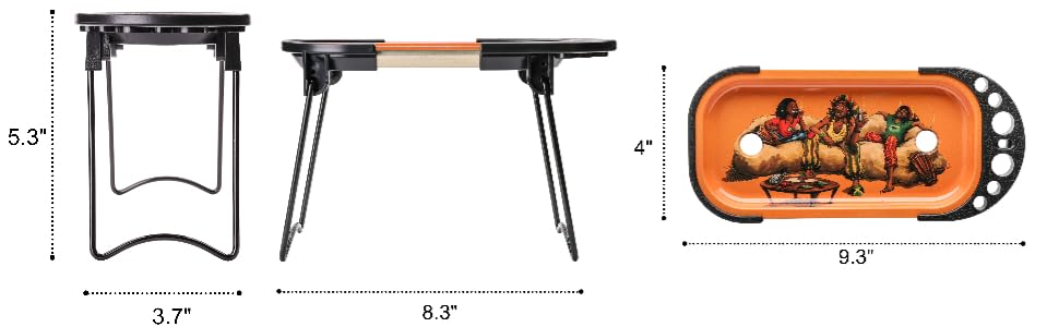 rolling tray with cone loader