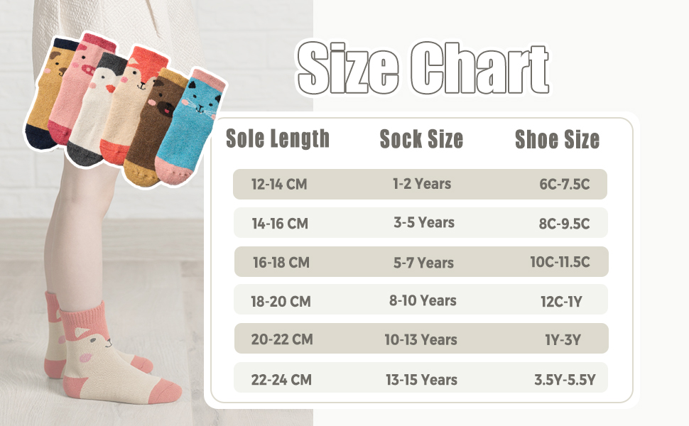 Girls Wool Socks