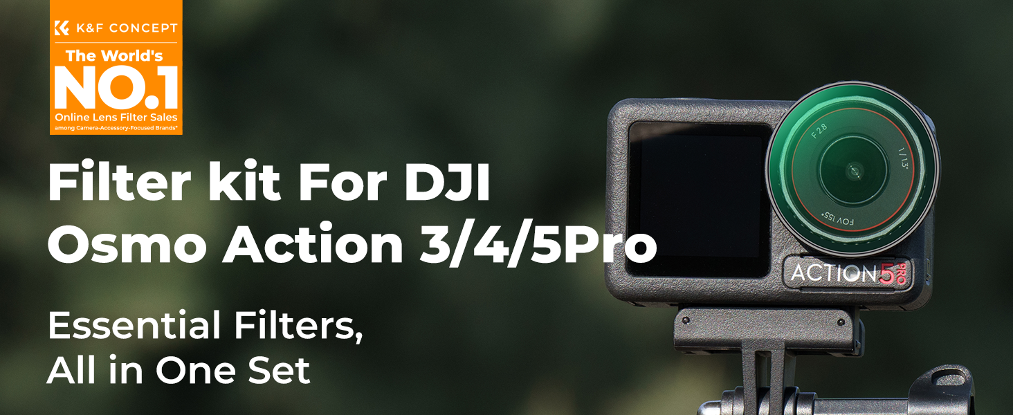 DJI Osmo Action 3 4 5 Pro filter kit