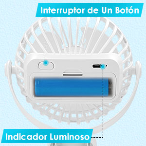 Ventilador de Mesa con Clip