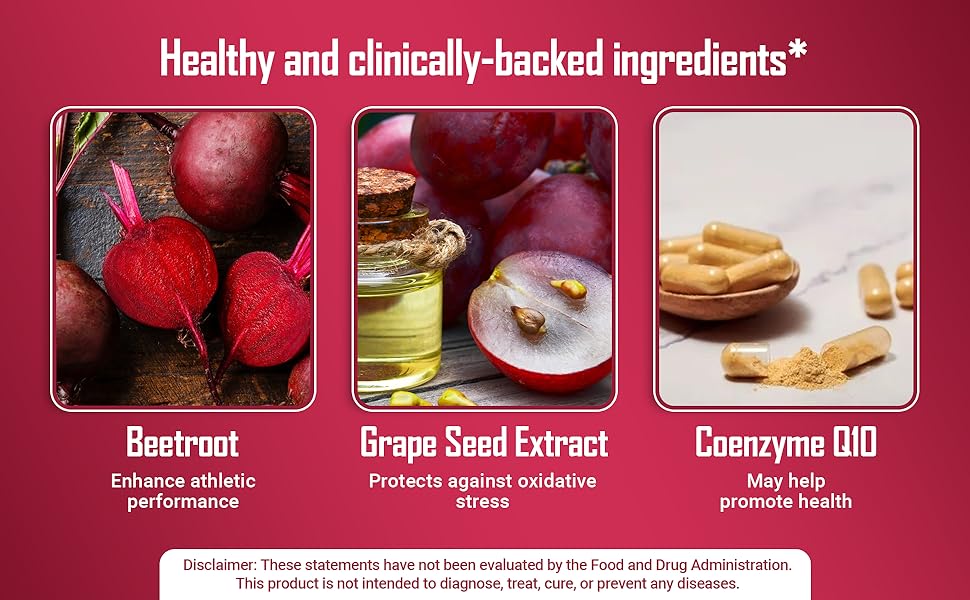 VITAMIZED Extreme Beetroot Formula & COQ10 100mg with Grape