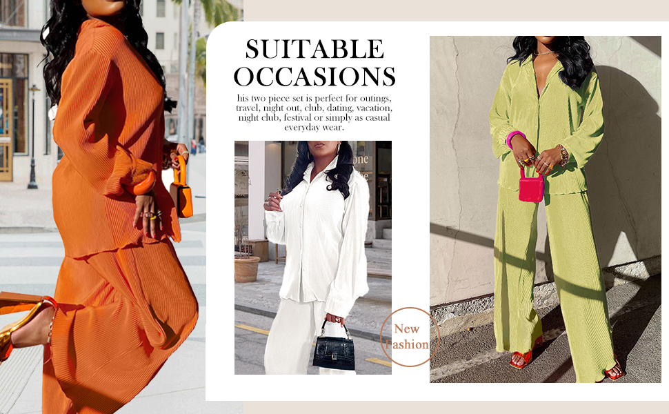 Amazon.com: INGORINA Two Piece Outfit Sets for Women Casual