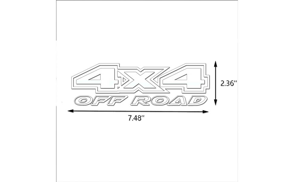 Amazon.com: 4X4 Decal Stickers Offroad Bed Side Vinyl