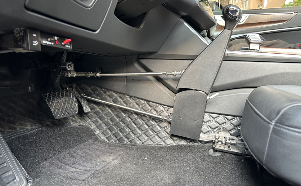 Loveso Universal Hand Controls for Disabled Drivers Handicap Driver Hand Controls