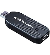 Cam Link 4K, External Camera Capture Card, 4K30/1080p120 for Streaming and Record via DSLR, Camco...