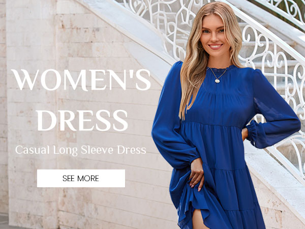 KIRUNDO Long Sleeve Baby Doll Dresses Women 2025 Casual Fall