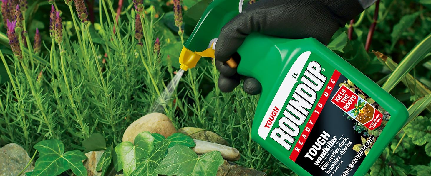 Roundup Tough Ready To Use in use