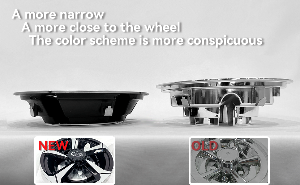 YUWEIDG0769 Golf Cart Wheel Covers Hub Caps for EZGO, Club