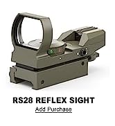 Feyachi Red Dot Visier Red Green Leuchtpunktvisier Reflex Sight mit einstellbares taktisch Rot un...