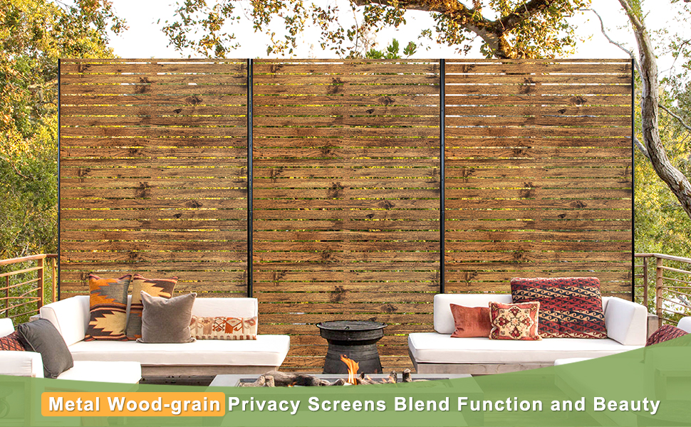 decorative privacy screen