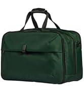 Dark green duffle-style storage bag shown from multiple angles, featuring handles and a large zippered main compartment.