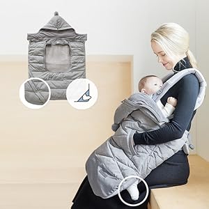 Amazon | SMORbi(スモルビ) 5WAYプレミアム抱っこ紐 防寒ケープ