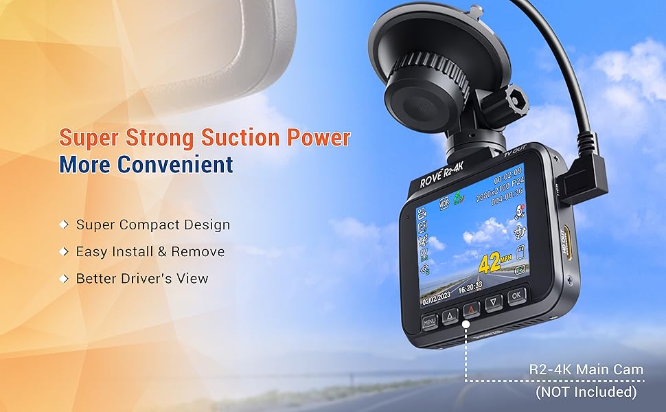 dash cam suction mount