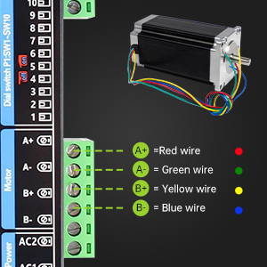Amazon.com: RATTMMOTOR Nema23 Stepper Motor 23HS2430 Single