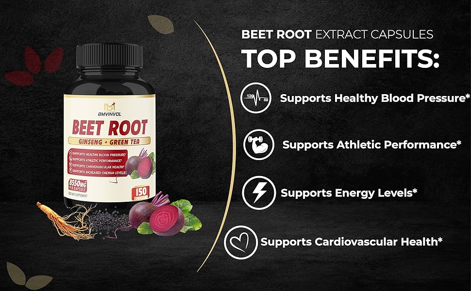 Beet Root 150Caps Benefits