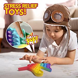 Push Bubble Pop Toys SPN-BPFSC