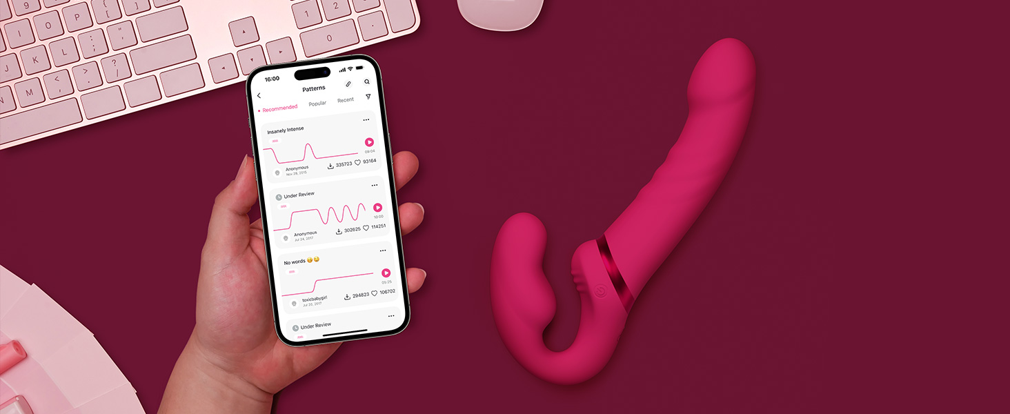 infinite pattern mode vibrator sex toy