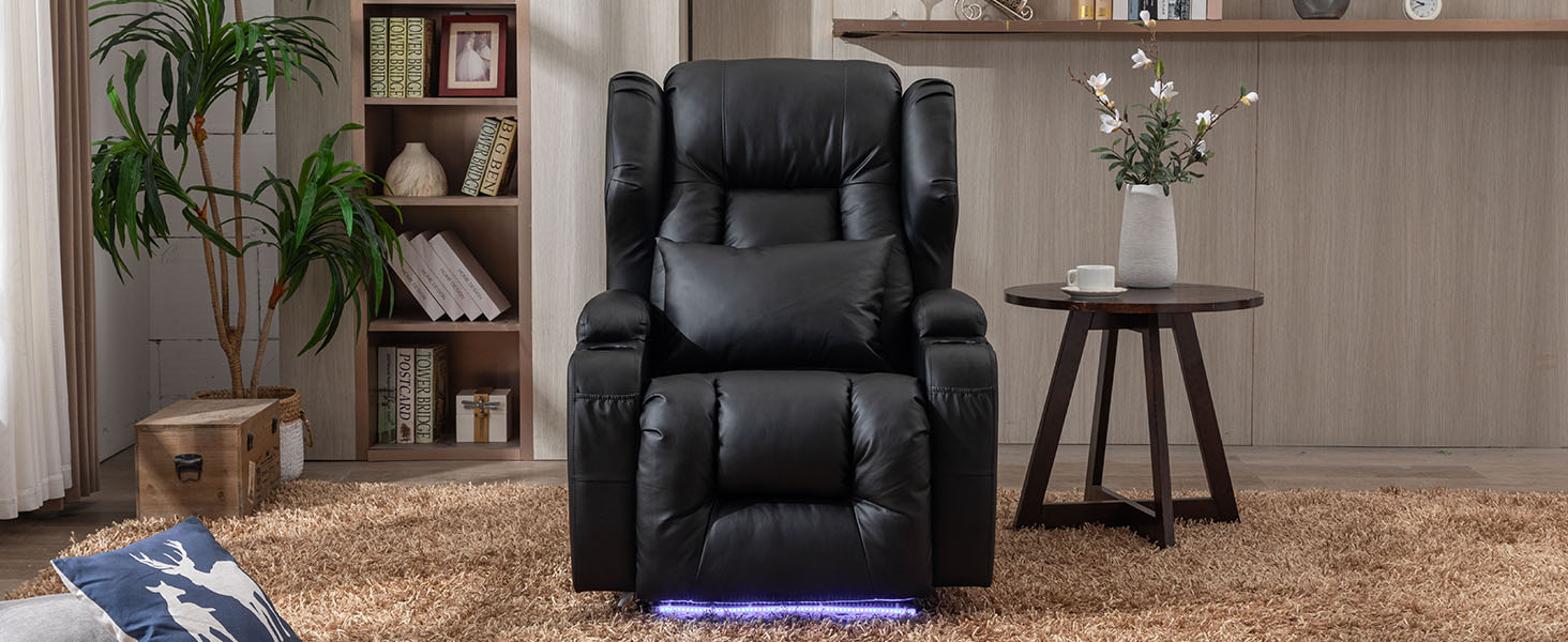 power recliner with cupholder