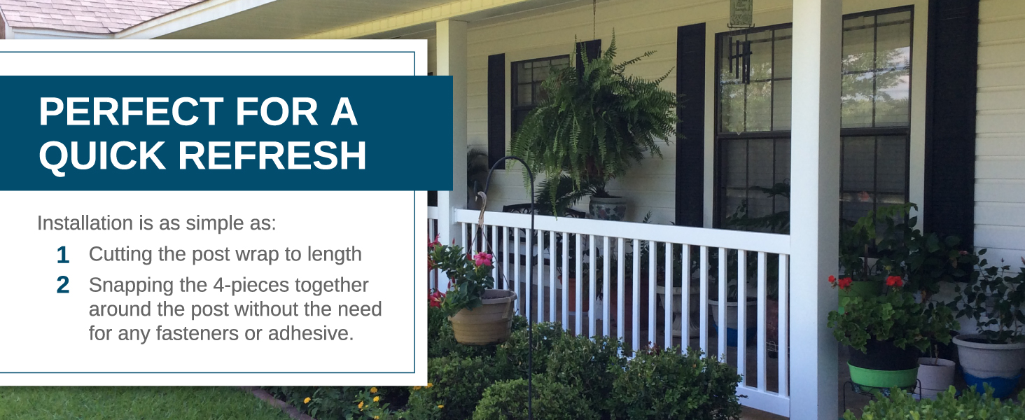 Weatherables 6x6 Vinyl Post Wrap Weatherproof Premium