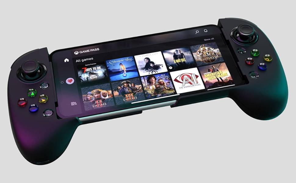 ShanWan Mobile Game Controller for Android with 4 Mapping button, Bluetooth Wireless
