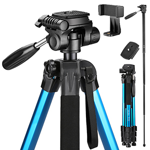 Blue tripod