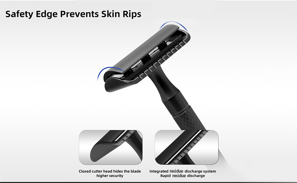 GDMG Double Edge Safety Razor for Men, Fits All Double Edge