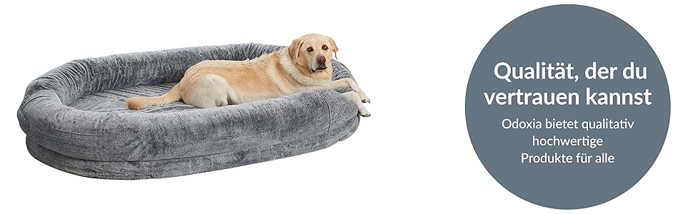 Hundebett für Menschen & Hunde | Riesiges Human Dog Bed für Menschen | Warmes & bequemes Beanbag Bed