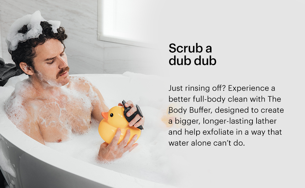 MANSCAPED™ The Body Buffer Premium Silicone Scrubber for Nourishing