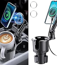 Magnetic Wireless Cup Phone Holder