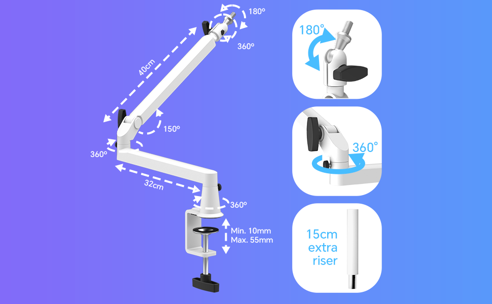 microphone boom arm