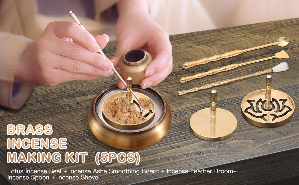 DOITOOL 5 Pcs Incense Making Kit Incense Mold Kit DIY