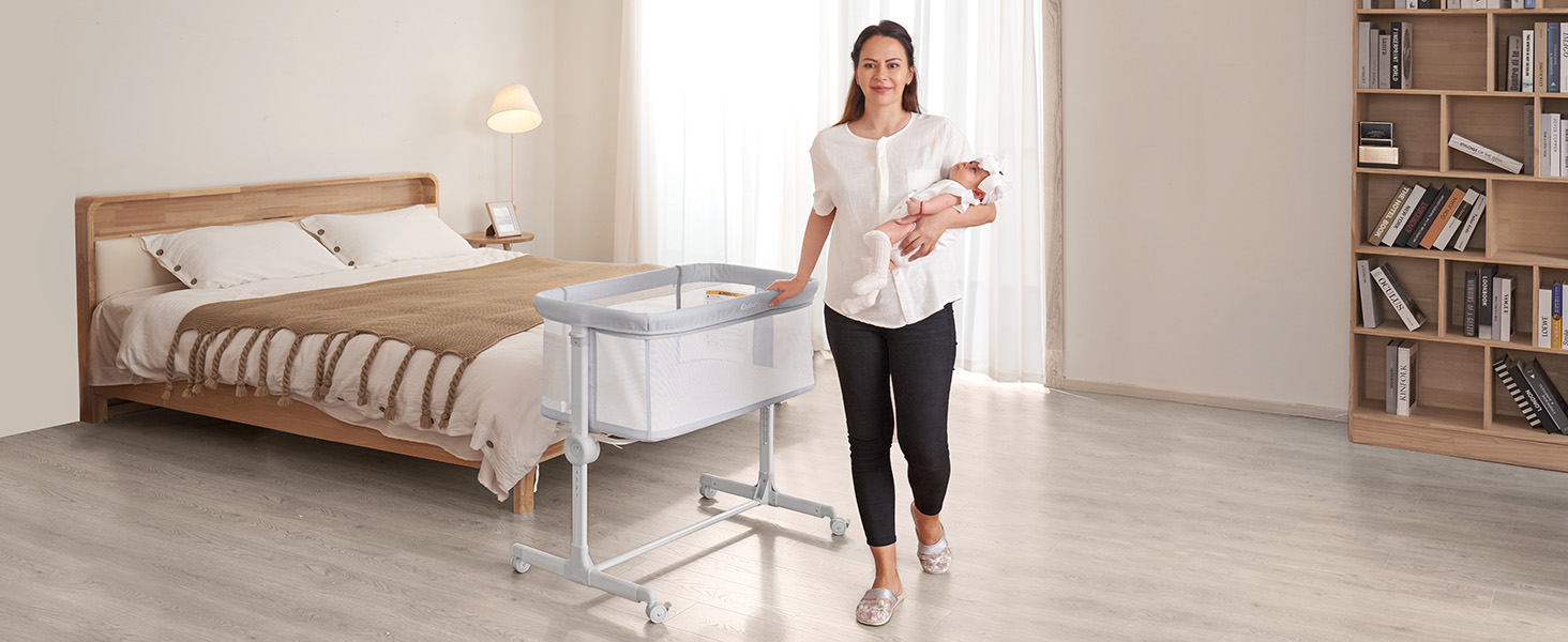 Ezebaby Baby Bassinet Bedside Sleeper