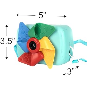 Pinwheel Bubble Camera